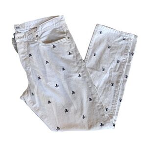 Polo Ralph Lauren Hampton Relaxed Straight Jeans SKULL PRINT